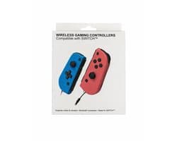 Hand Controller Switch wireless gaming blauw/rood bluetooth, compatible with SWITCH 1