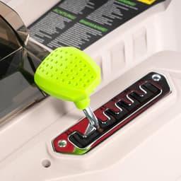 Accugrasmaaier - Draadloze grasmaaier - Gazon onderhoud - Dubbele accu aandrijving - 37 cm snijbreedte - Groen zwart grijs — thumbnail 2