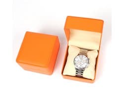 Horlogedoos - Unisex - Met afneembare horlogehouder - Individuele horlogeopbergdoos - Doos voor armbanden en sieraden - Gemaakt van PU-leer - Draagbare horlogestandaard - Geschikt voor polshorloges en smartwatches