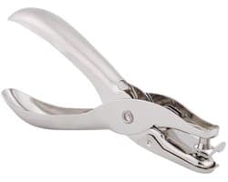 Papierpons voor knutselen, enkele gaatjespons voor scrapbooking en ticketmarkering, ideaal voor creatief gebruik