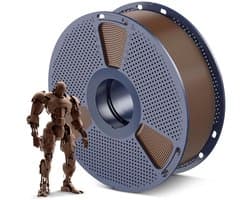 3D Printer Filament - PLA Draad - Model Maken - Klitvrije Spoel - 1.75 mm 1 kg - Koffiebruin