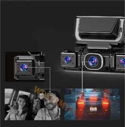 Joiride - 4-Kanaals Dashcam voor Auto - Voor, Achter & Binnen Camera - 360 Graden Beveiliging - Wifi & GPS - Full HD - G-Sensor & Nachtzicht - CARVID — thumbnail 4