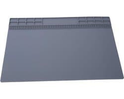 Hittebestendige Reparatiemat voor Horlogeherstel, Antistatische Siliconen Werkmat met Antislip Rubber voor Efficiënt Onderhoud en Reparatie van Horloges en Gereedschap