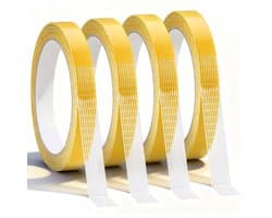 Dubbelzijdige stof tape 1.2cm x 10m, sterk en veelzijdig voor kleding, gordijnen en tapijten, geen naaien of strijken nodig