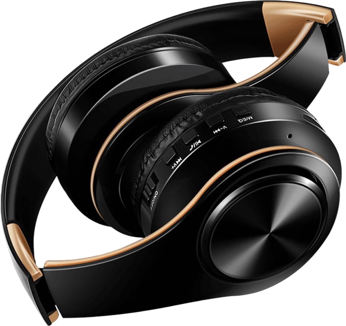 Bluetooth 5.3 Koptelefoon - Goud - Lange Batterij — afbeelding 1