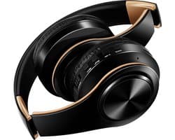 Bluetooth 5.3 Koptelefoon - Goud - Lange Batterij