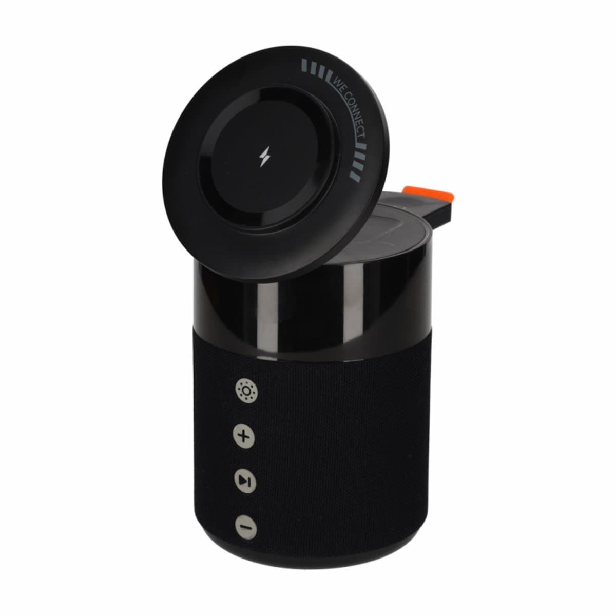 BRAINZ 5-in-1 Charging Speaker - Draadloze Oplader - Bluetooth Speaker - Sfeerverlichting - Zwart — afbeelding 1