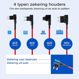 AZDOME JYX05 USB-C Permanente Voeding 3-Draads voor 24-uurs Parkeermodus — thumbnail 5