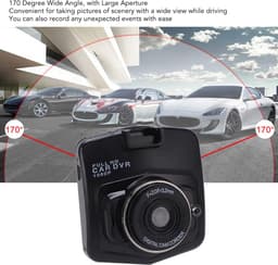 Dash Cam - Autocamera DVR - Verkeersregistratie - Nachtzicht HDR - 1080P HD - Zwart — thumbnail 2