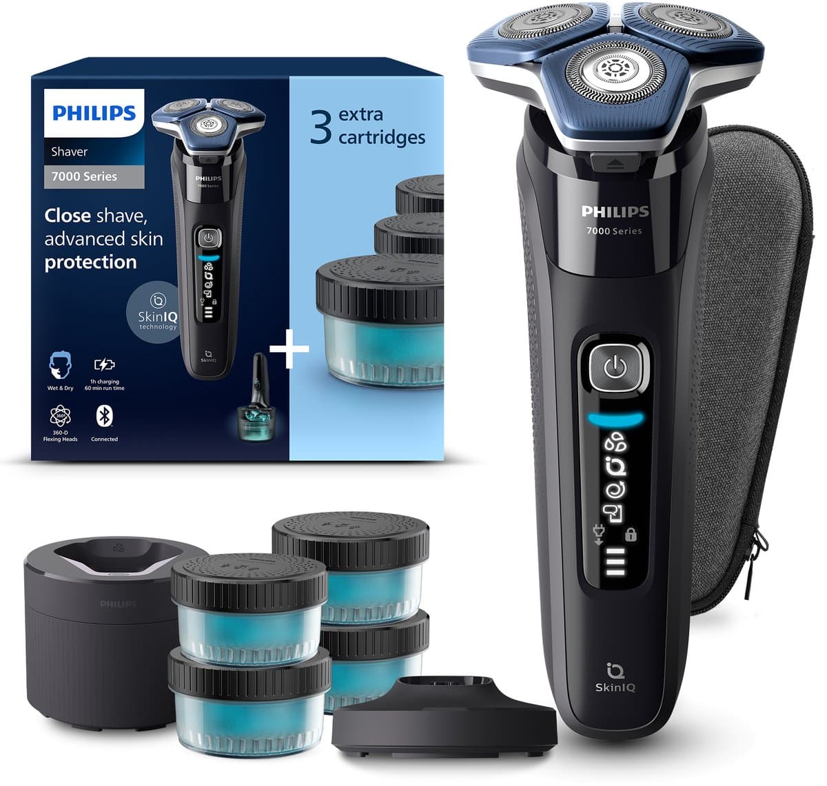 PHILIPS Series 7000 Scheerapparaat mannen Donkergrijs S7887/63 — afbeelding 1