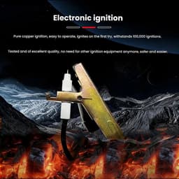 Gasfriteuse - Frituurpan Tafelmodel - Professioneel Frituren - Handige Temperatuurregeling - 10L Capaciteit - Zilver — thumbnail 4
