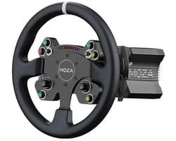 MOZA Racing R12 V2 + CS V2P Steering Wheel Bundle – Direct Drive Sim Racing Set - PC