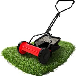 SVN® Grasmaaier handmatige – Grastrimmer Opvouwbaar – Handmaaier - Rood - 60cm x 50cm x 124cm — thumbnail 1