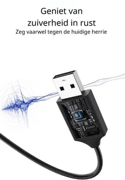 DrPhone CarLink Bluetooth 5.4 AUX Ontvanger – USB naar 3.5mm Jack Audio Adapter voor Auto en Speaker — thumbnail 5