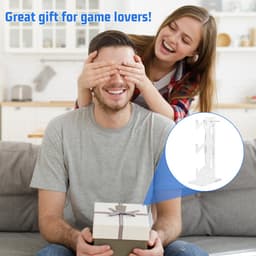 Store_9 - Catime gamecontroller standaard - Hoofdtelefoonhanger - Drielaags organizer - Helder acryl - Universele headset-organizer - Geschikt voor... — thumbnail 3