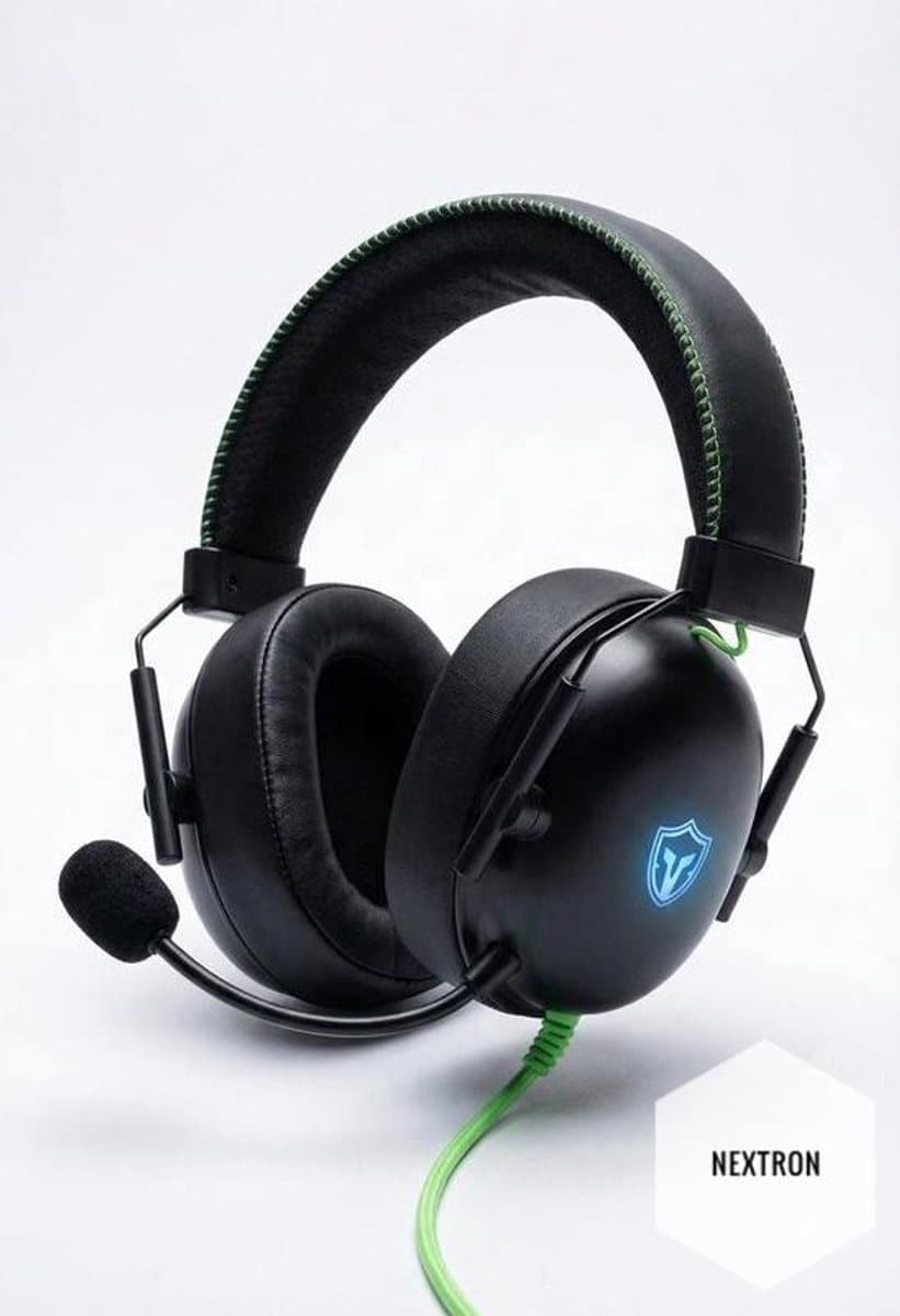 Nextron - cadeau tip koptelefoon headset gaming game oortjes led 360 graden surround-geluidskwaliteit Geschikt voor pc, Xbox, PlayStation en Nintendo merk: Battletron — afbeelding 1