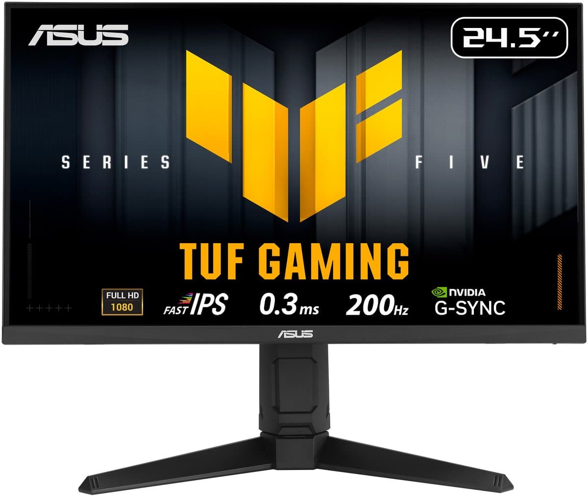 ASUS TUF Gaming VG259QL5A computer monitor 62,2 cm (24.5") 1920 x 1080 pixels Full HD LED zwart — afbeelding 1