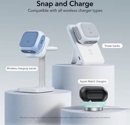 ESR Halolock Orbit Hybrid Hoes Geschikt Voor AirPods 4 (AirPods 4e Generatie) (2024) - Compatibel met MagSafe - Paars — thumbnail 3