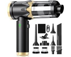 Draadloze Stofzuiger - Handstofzuiger Krachtig - Auto Interieur Reinigen - 105.000 RPM Motor - 25.000 Pa - Zwart