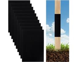 12 Stuks Beschermhoezen voor Tuinpalen 430x300x2.5mm Zelfklevende Wikkels voor Decoratie, Scrapbooking en Creatieve Projecten