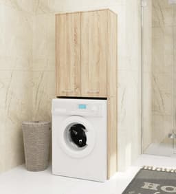 Wasmachine Ombouw - Opbouwmeubel - Kast Wasdroger - Meubel - woonruimte — thumbnail 4