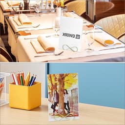 20 Stuks Mini Tafelnummerhouders in 8-Vorm, Metalen Kaarthouders voor Bruiloften, Feesten en Evenementen — thumbnail 3