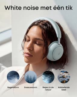 soundcore Space 2 by Anker, Active Noise Cancelling Koptelefoon, Comfortabele Pasvorm, 50H Speeltijd, LDAC Hi-Res Draadloze Audio, Dual Connection, Helderre Gesprekken, Bluetooth 6.1, Nap Mode, Draagdetectie — thumbnail 4