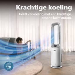 Philips 7000 Series Air Performer 2-in-1 Luchtreiniger en Ventilator - CADR 270m3/u - Ruimtes tot 70m2 - 3 laags HEPA Filtratie - Air+ app - Wit - AMF765/10 — thumbnail 5