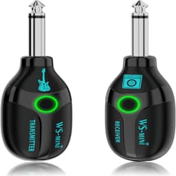 carmdering - Draadloos Gitaarsysteem- Gitaarzender - Kabelloos Gitaar Spelen - Sound Transmitter - Digitale Draadloze Technologie - Hoge Geluidskwaliteit Met Lage Latentie - 1 Stuk - Muzikanten + Zwart — thumbnail 1