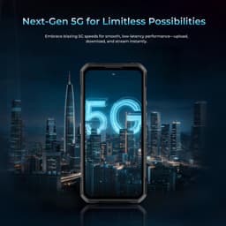 OUKITEL WP61 Rugged Smartphone 5G - 36GB RAM - 512GB ROM - 6,78 inch FHD+ 120Hz - 20000mAh 45W - 108 + 32MP Camera, met Nachtzicht - Android 16 - 120 LM Kampeerlamp - 130 dB Luidspreker - IP68/IP69K Outdoor telefoon - NFC GPS OTG - 2026 nieuw - Zwart — thumbnail 2