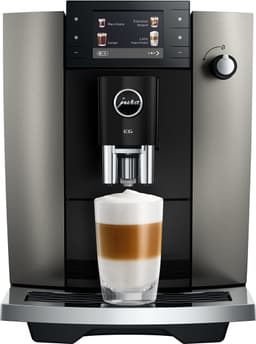 JURA - E6 Dark Inox (ED) - Volautomatische espressomachine - Koffiemachine met bonen — thumbnail 1