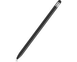 SBG Universele Stylus Pen - Geschikt voor Telefoon Tablet en iPad - Twee zachte punten - Zwart