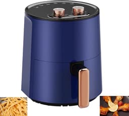 Airfryer Oven - Heteluchtoven Combi - Gezond Koken - Intelligente Temperatuur - 4.5 Liter - Blauw — thumbnail 1