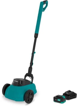 VONROC Mini Elektrische Grasmaaier 20V – 22 cm – Maaien en mulchen in één - Drie instelbare maaihoogtes: 30mm, 40mm, 50mm –- Incl. reinigingstool - Incl. 4.0Ah Accu en lader — thumbnail 1