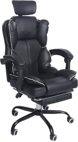 Gotagee Ergonomische Gaming-Stoel – Met Ventilator, Luchtkoeler & Koeling, Geventileerde Zitting, Ligfunctie, Massage, Verstelbare Directiestoel, Zwart — thumbnail 2
