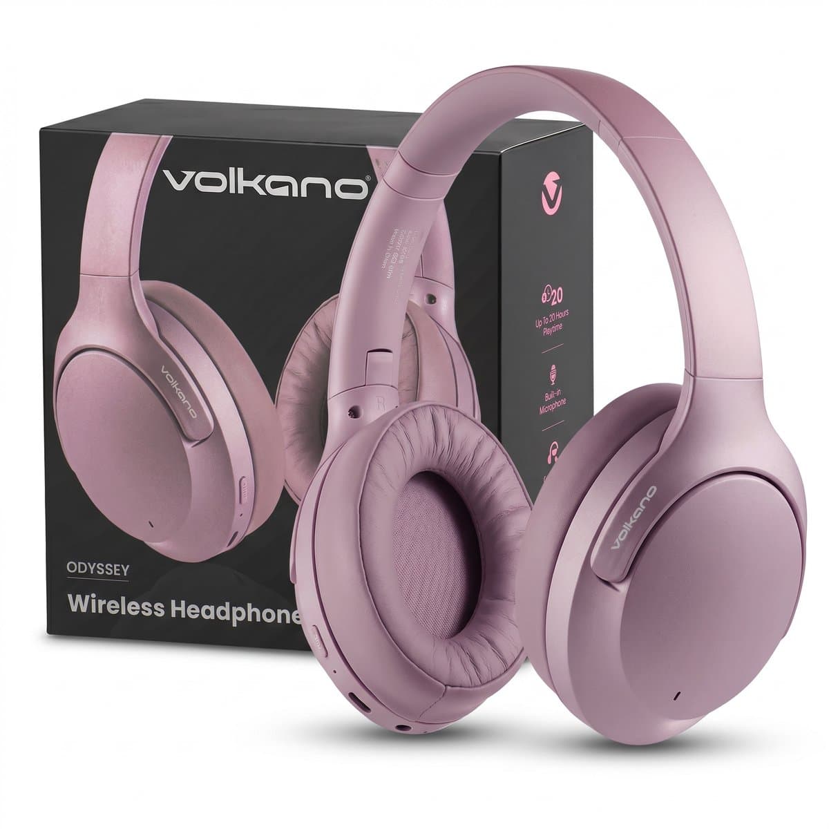 Volkano Odyssey Draadloze koptelefoon – ANC – Roségoud — afbeelding 1