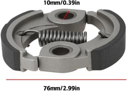 Dailygoods- Grasmaaier Koppeling - Vervangend Onderdeel - Compatibel met Kawasaki - Lengte 76 mm - Opening 10 mm - Duurzaam Materiaal — thumbnail 3