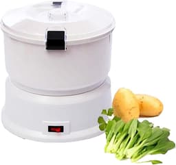 Elektrische Aardappelschilmachine - Automatische Schudder - Snel Groenten Schillen - Grote Capaciteit - 1 kg - Wit — thumbnail 1