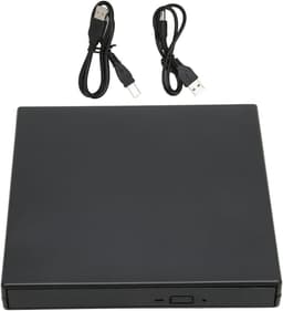 Externe DVD-Drive - Cd-Brander - Data Archiveren - Schokbestendig Ontwerp - 19x16x5 cm - Zwart — thumbnail 5