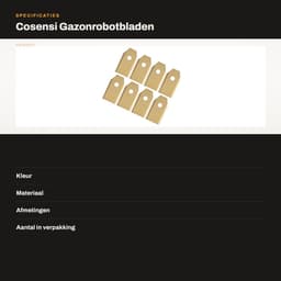 Dailygoods- Gazonrobotbladen 45 Stuks - Vervangingsmaaibladen - Roestvrij Staal - Hoge Hardheid - Duurzaam - Efficiënte Snijprestaties - Robotmaaiermes — thumbnail 4