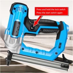 Nail Gun, 2300W Electric Shooting Hammer 6 Speed Shooting Hammer Steel Shooting Hammer For Woodworking Concrete Nail Gun Cement Wall Steel Row Shooting Hammer for Furniture Upholstery and Carpentry — thumbnail 2