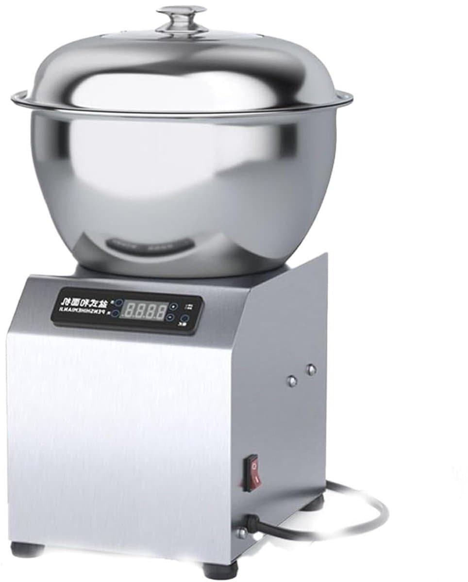 Spiraal Deegmachine - Deegmenger - Brood Pizza Bereiden - Dubbele Rotatie Kneden - 8 kg Capaciteit - Zilver — afbeelding 1