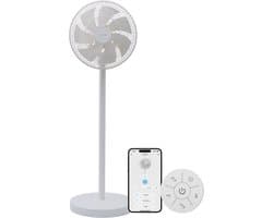 Evolar Smart Ventilator Staand - 36W - Incl. Accu - Statiefventilator - Ambient Light - WiFi - App & Afstandsbediening - EVO-SF36WW — afbeelding 1