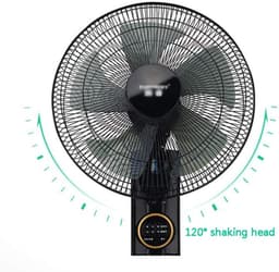 Wandventilator - Stille ventilator - Ruimte Koelen - Vijf Lamellen - 16 inch - Mechanisch — thumbnail 5