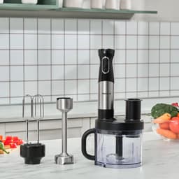 Homend Functionall 2848EU - Keukenmachine 1500W – 1 Liter – 4 RVS Messen – Vaatwasserbestendig – RVS — thumbnail 2