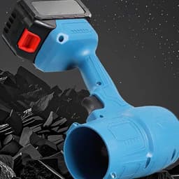 Draagbare Luchtstof - Accu Bladblazer - Snel Schoonmaken - Krachtige Accu - 6000mAh - Blauw — thumbnail 5