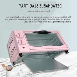 Mini Oven - Heteluchtoven Airfryer - Aanrecht Koken - Multifunctioneel Apparaat - 12 Liter - Roze — thumbnail 1