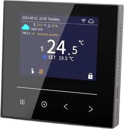Slimme Thermostaat - WiFi Thermostaat - Comfort Verwarmen - App Bediening - LCD Kleurenscherm - Wit — thumbnail 5