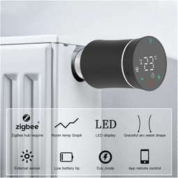 Radiator Thermostaat - Slimme Klep - Verwarming Regelen - Zigbee 3.0 Compatibel - 4.5 mm Slag - Wit — thumbnail 4