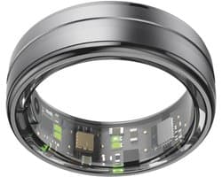 NOLATR Pro, Slimme Ring met Stappenteller, Activiteitstracker & Hartslagmeter – Zonder Abonnement & Nederlandse App – Zwart – Maat 12